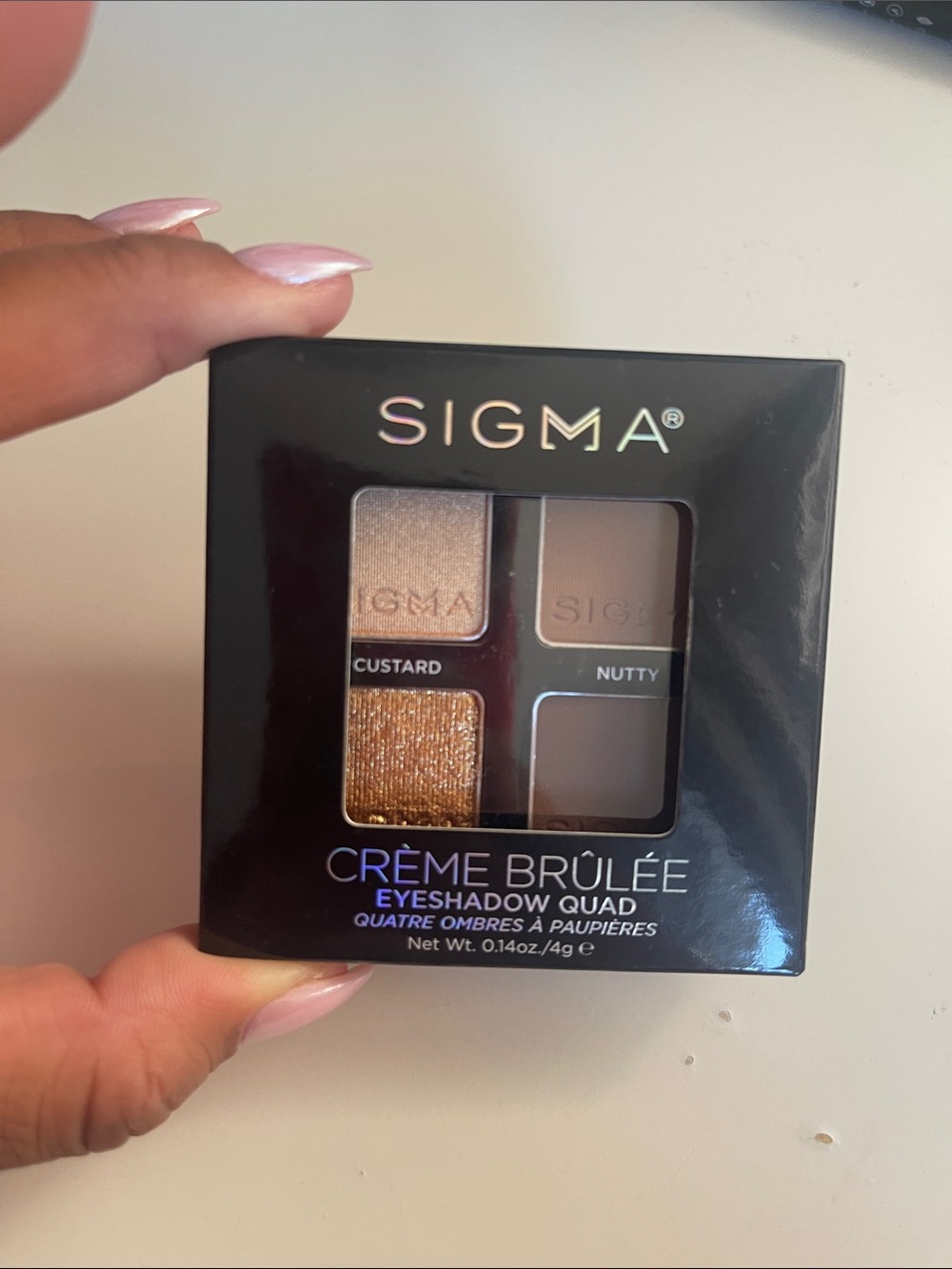 Sigma Beauty Crème Brûlée Eyeshadow Quad - Gold, Champagne, Taupe, Brown